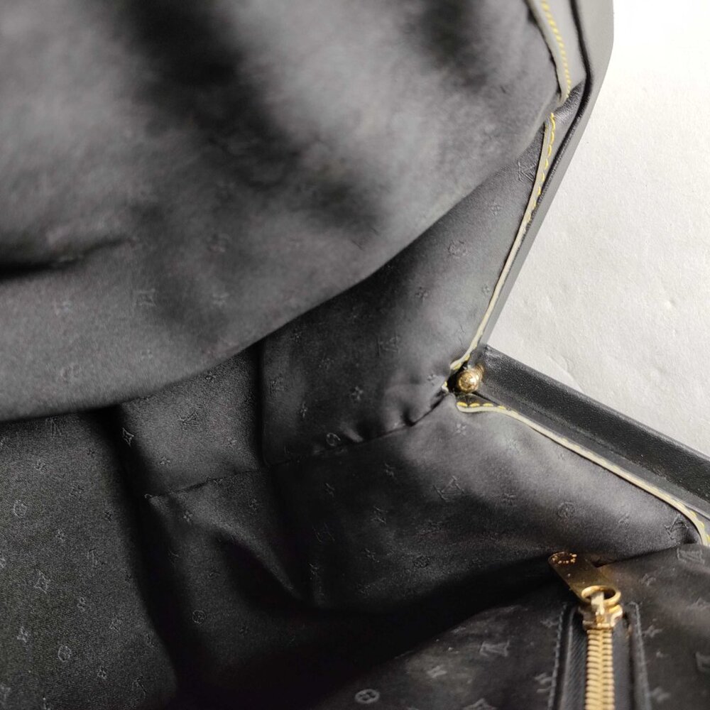 Louis Vuitton Suhali Handbag Leather Black EUC - Picture 8 of 16